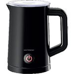 Gastronoma 18150003 Milchaufschäumer Elektrisch, 300mL Milchschäumer Hohe Kapazität aus Edelstahl 3 in 1 Milchschaum für warmer & kalter Schaum, warme Schokolade, kabelloser Milchbehälter