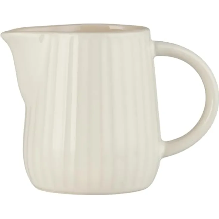 IB Laursen Mynte Milchkännchen, Butter Cream Creme Weiß, 200 ml aus Keramik, Höhe 9 cm
