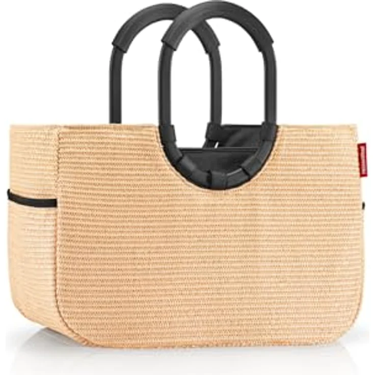 REISENTHEL® loopshopper M Einkaufstrolley, Frame Raffia Black, 12 l Kapazität – Bild 2