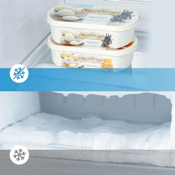 Midea MDRU385MTE46 Gefrierschrank/Kühlschrank 273L NoFrost Flexible Kühl- und Gefrierfunktion Superkühl 185 cm hoch Inox – Bild 5