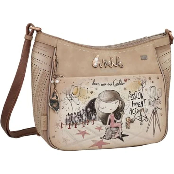Anekke Hollywood Umhängetasche 28 cm, mehrfarbig, 100% Polyurethan, 28 cm x 12 cm x 27 cm – Bild 3