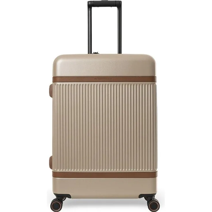 The Chesterfield Brand Zuna M 65 cm Trolley, 4 Rollen, gelb, 100% Polycarbonat