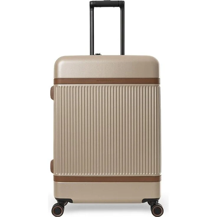 The Chesterfield Brand Zuna M 65 cm Trolley, 4 Rollen, gelb, 100% Polycarbonat
