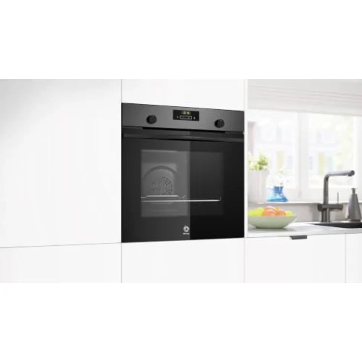 Balay 3HB4131G3, Einbaubackofen, 71 l Garraum, 3400 W, hydrolytische Reinigung, graphitfarben – Bild 6