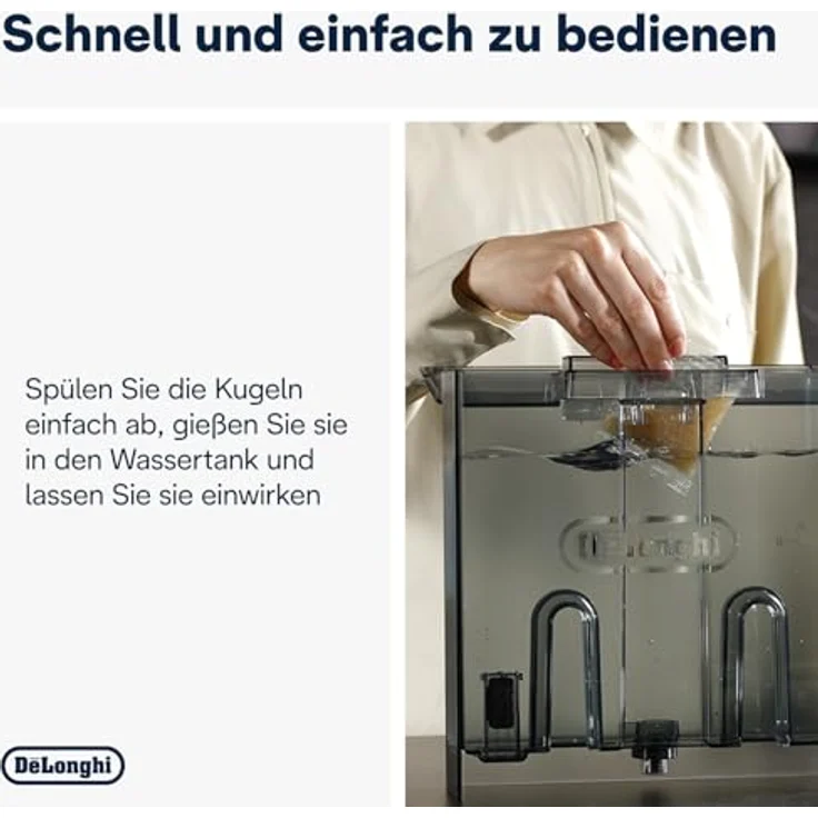 De'Longhi Softballs zur Vorbeugung von Kalkablagerungen, DLSC551 – Bild 3