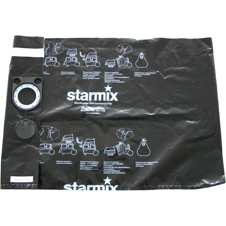 Starmix FBPE 25-35, Entleer- und Entsorgungsbeutel, 5 Stück aus Polyethylen, kompatibel mit 25l und 35l Behältern