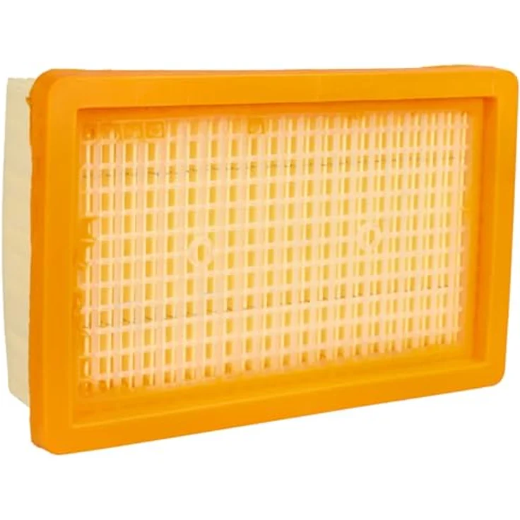 vhbw Set 2X Flachfaltenfilter, kompatibel mit Kärcher WD 6 P S V-30/6/22/T, orange, Hochwertige Filtration für Nass-/Trockensauger – Bild 2