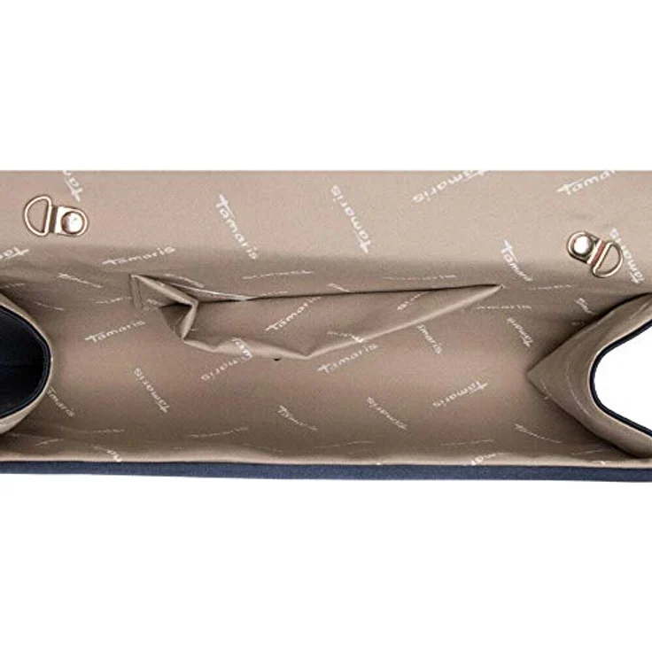 Tamaris Clutch Amalia, elegante Tasche mit glänzender Umhängekette, schwarz – Bild 5