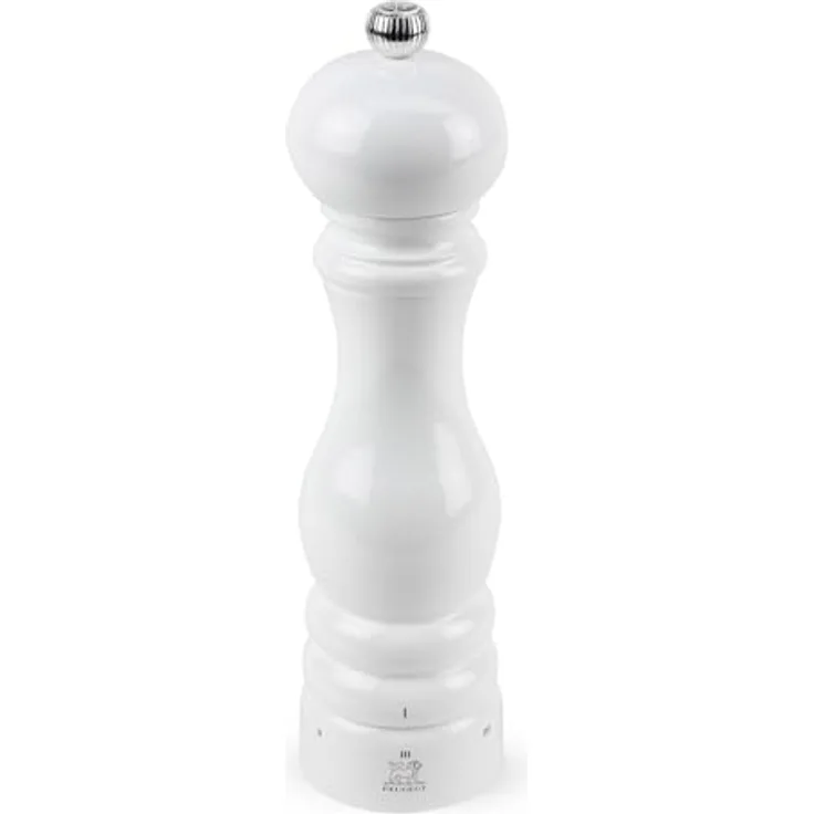 PEUGEOT Salzmühle PARIS 22cm, Buchenholz Weiß Lackiert, uSelect Zirkonia-Mahlwerk mit 25 Jahren Garantie