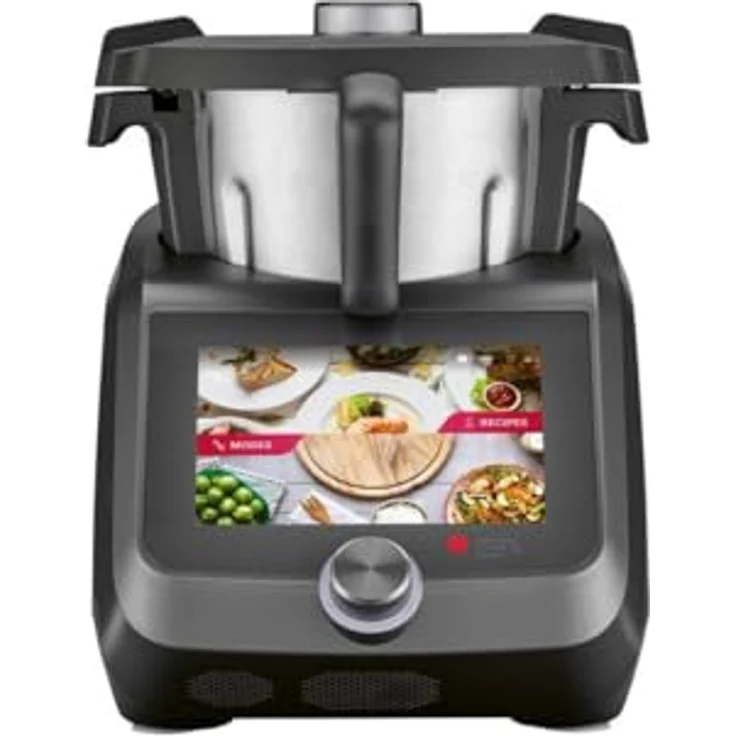 SILVERCREST® KITCHEN TOOLS Monsieur Cuisine Smart SKMS 1200 C1, Multikocher mit 16 Funktionen, Anthrazit Matt, inklusive kostenloser Pilot Cooking App und über 1000 Rezepten – Bild 2