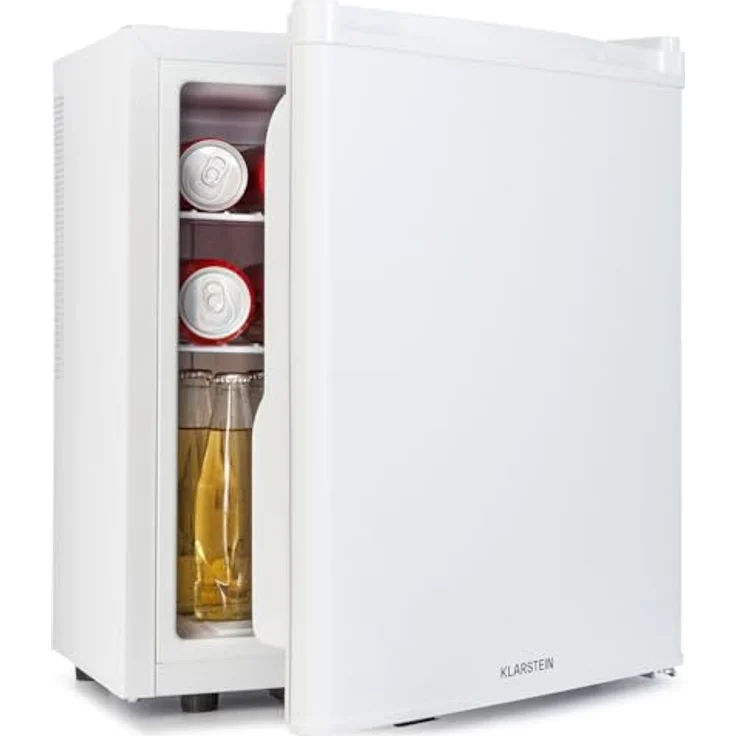 Klarstein Mini Kühlschrank für Zimmer, Mini-Kühlschrank für Getränke, Snacks & Kosmetik, 38L, Leise & Energiesparend – Bild 1
