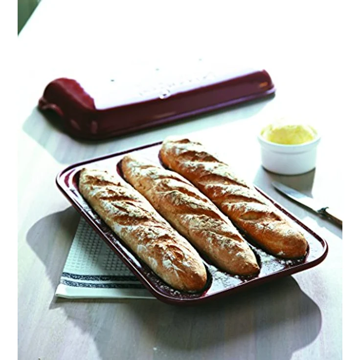 Baguettesvorm 390x240mm Emile Henry 5506-34 Grand Cru – Bild 8