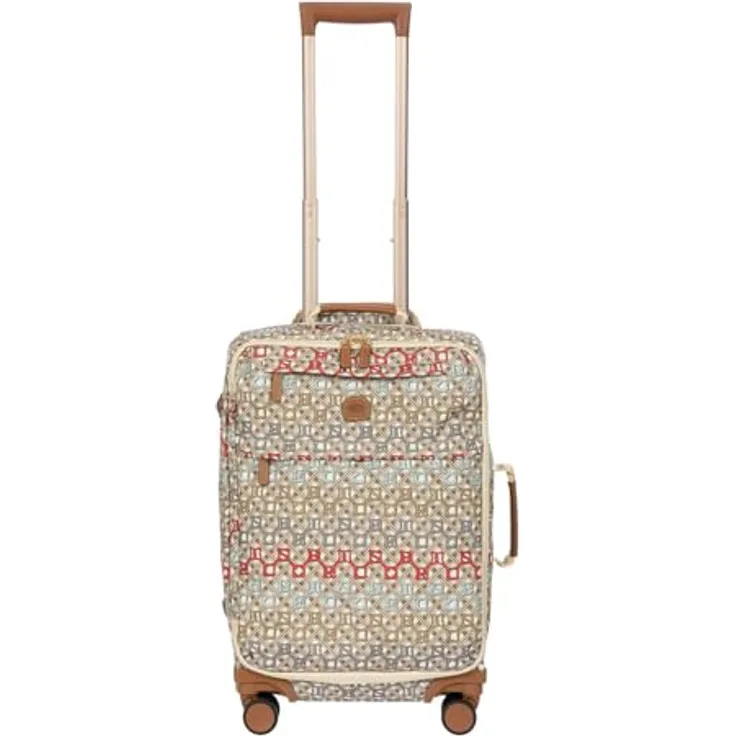 Bric's X-Collection Cabin Trolley Soft 55 cm, IATA-Handgepäckkonform, mit 40 Litern Volumen, Macramè Mehrfarbig, vier Doppelrollen, verstellbarer Teleskopgriff
