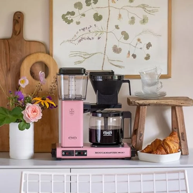Moccamaster 53989 KBG Select Filterkaffeemaschine, Aluminum, 1.25 liters, Pink – Bild 6