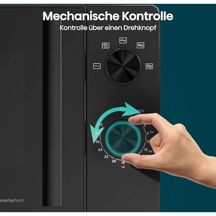 Hisense Mikrowelle H20MOBP1HI, 20 l, Inverter Technologie, Schwarz – Bild 10