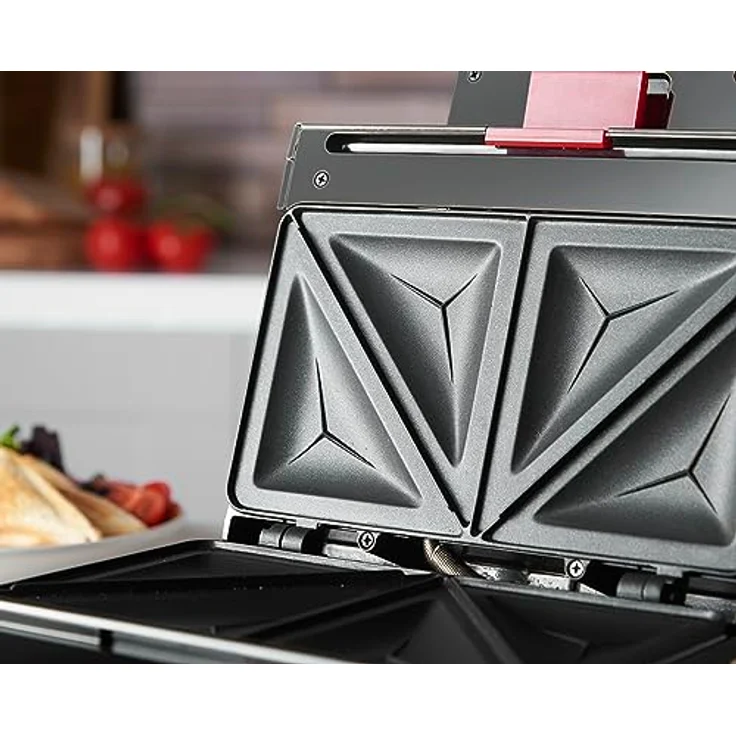 RUSSELL HOBBS Sandwichmaker 26800-56, 750 W mit 3x langlebiger Antihaftbeschichtung – Bild 5