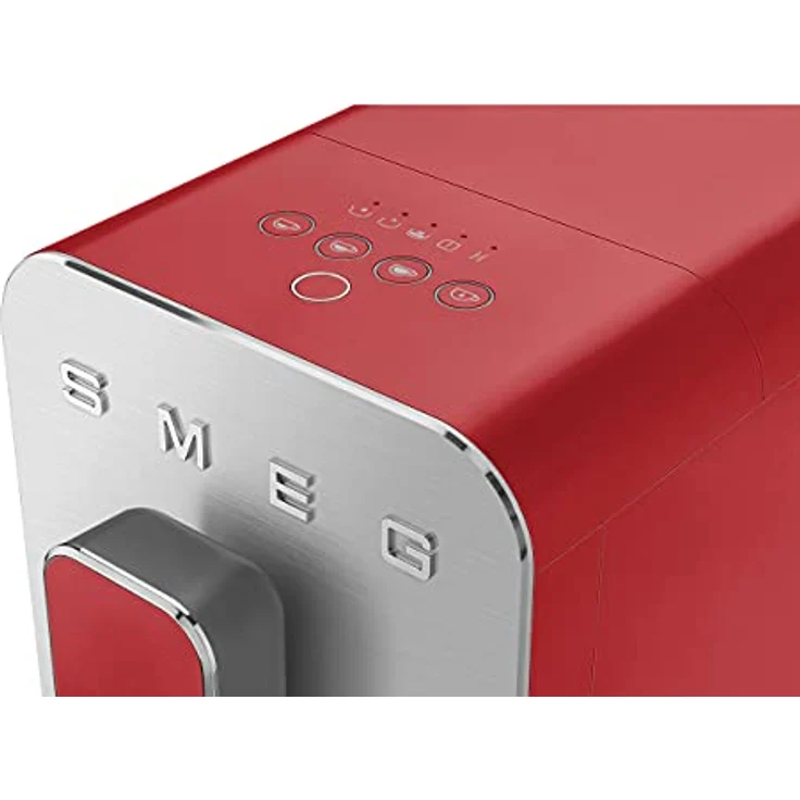 Smeg BCC01 Kaffeevollautomat 50s Style, 1,4 l Wassertank, mit integriertem Mahlwerk, ruby red – Bild 2