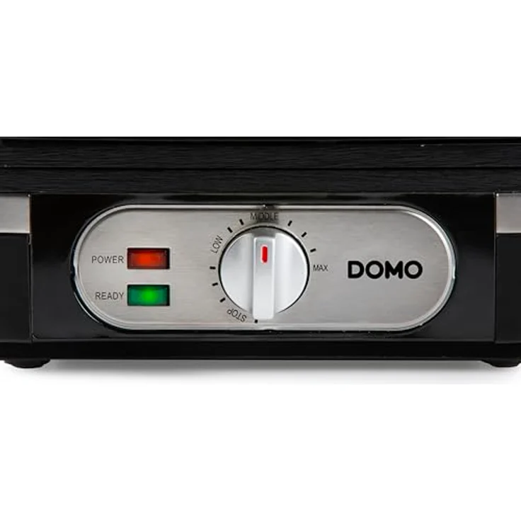 DOMO DO9275W Waffeleisen, 1400 W Leistung, PFAS-freie keramische Antihaftbeschichtung, schwarz – Bild 4