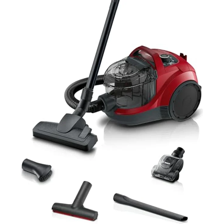 BOSCH Bodenstaubsauger BGS21CAR, Super kompakt, blau – Bild 2