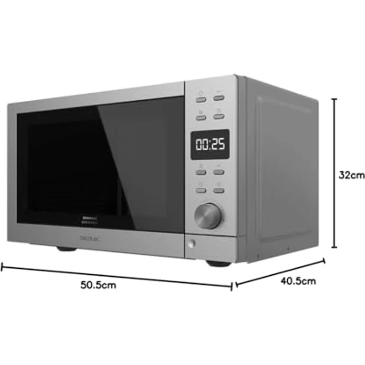 Cecotec Grandheat 2010 Flatbed Steel Mikrowelle mit Grill, Standgerät, 01399 – Bild 7