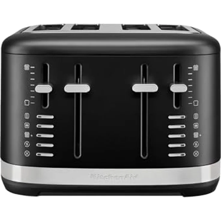 KitchenAid 4-Scheiben-Toaster 5KMT4109EBM Mattschwarz mit extrabreiten Schlitzen und praktischen Bedienelementen – Bild 3