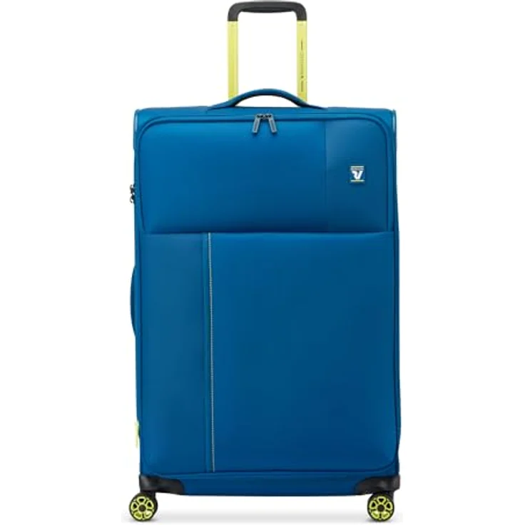 RONCATO MOVE Trolley Lagunenblau Grande, weicher Koffer mit erweiterbarem Reißverschluss und 4 Rollen – Bild 2