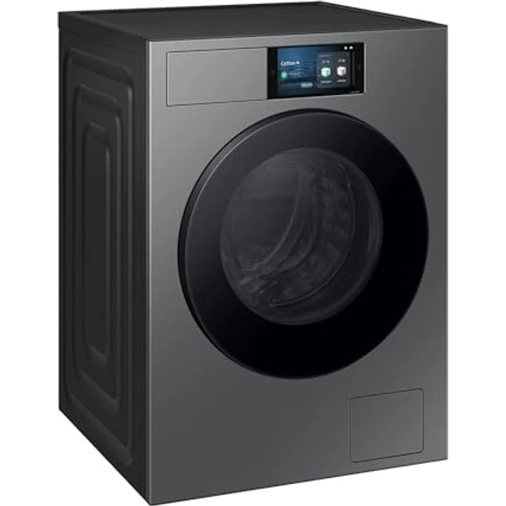 Samsung WF90F09C4SU2 Waschmaschine mit automatischer Waschmittel Dosierung und WLAN-Steuerung, 9 kg, weiß – Bild 1