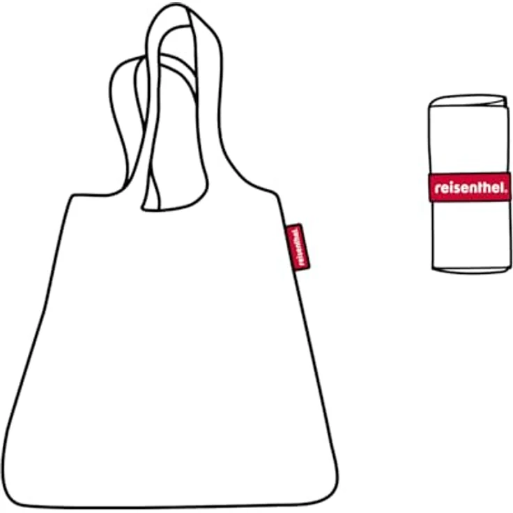 Reisenthel Falttasche Mini Maxi Shopper, 44 x 63 x 6 cm, aus Polyester, Damen, schwarz – Bild 4