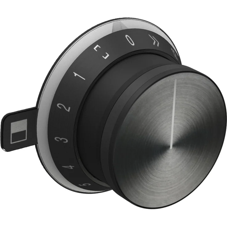 Gaggenau CKR420000, Knebelset in Schwarz, elektronische Steuerung für VR 414, 2 Stück