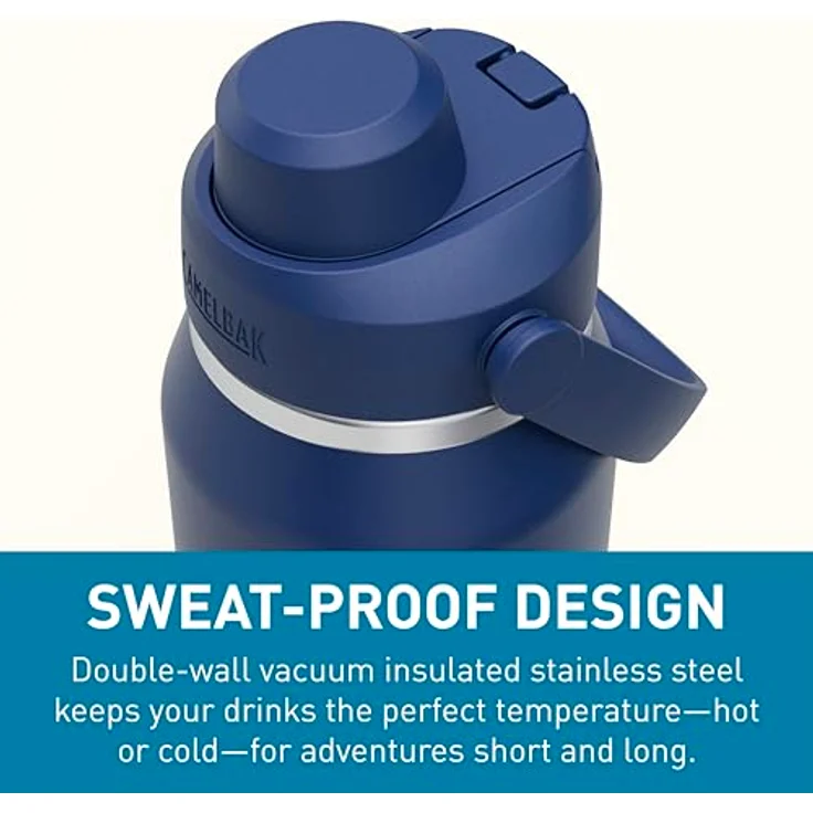 Camelbak THRIVE CHUG VSS 950ml Trinkflasche Sport – vakuumisolierter Edelstahl, leaktproof, Navy, Größe: OS – Bild 5