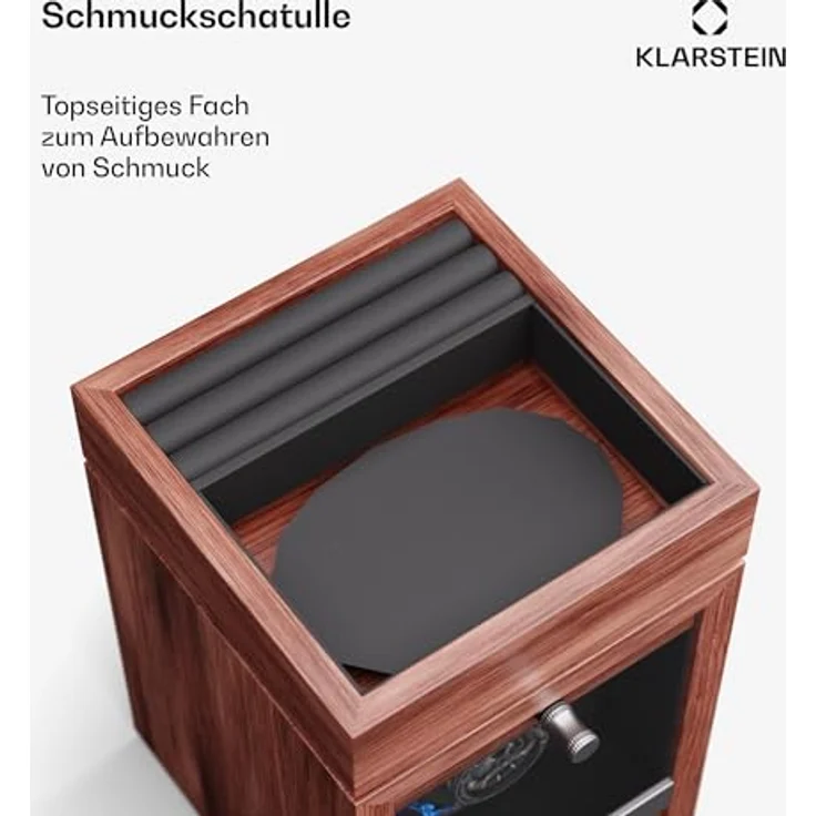 Klarstein Uhrenbeweger Brienz 1, Uhrendreher für 1 Uhr mit Acryl-Tür und blauen LEDs, 4 TPD Einstellungen – Bild 7