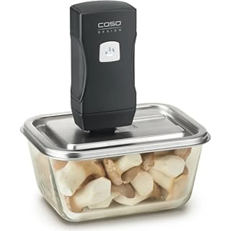 Caso Vacu OneTouch Pro - Kabelloser Handvakuumierer, starke Pumpenleistung 12 Liter/Minute, langlebiger Lithium-Ionen-Akku für 85 min Laufzeit, inkl. Ladestation (USB-C Anschluss) – Bild 4