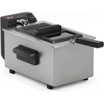 Tristar FR-9327 Fritteuse, 3 Liter, Cool Zone Technologie, verstellbarer Thermostat bis 190°C, spülmaschinenfeste Teile, Sichtfenster, Überhitzungsschutz, kompaktes Design