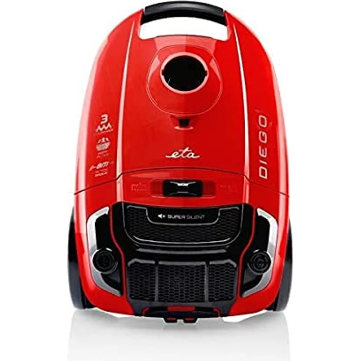 eta Bodenstaubsauger DIEGO ETA352190000, ECO Motor, 800 W, mit Beutel, rot – Bild 2