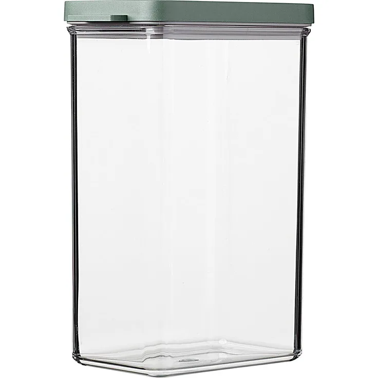 Mepal Vorratsdose Omnia rechteckig 2000 ml - Nordic sage, luftdichter Verschluss, stoßfest und BPA-frei