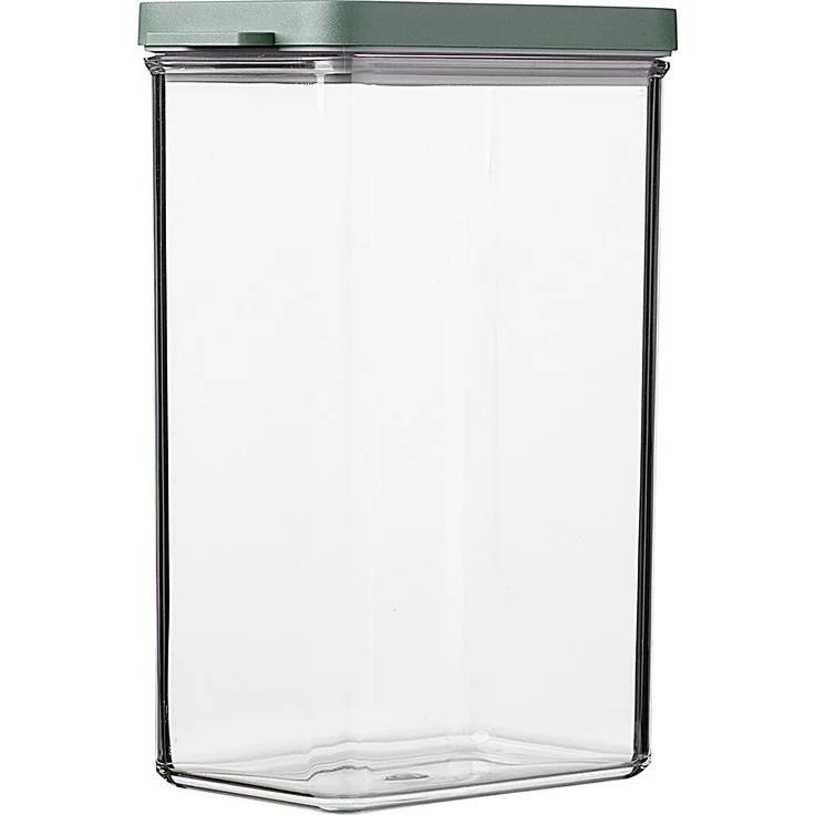 Mepal Vorratsdose Omnia rechteckig 2000 ml - Nordic sage, luftdichter Verschluss, stoßfest und BPA-frei