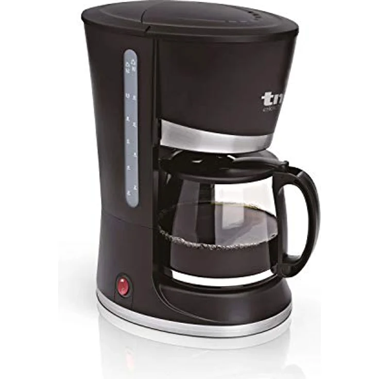 TM Electron TMPCF006 Kaffeemaschine, 800 W Leistung, 1,2 l Krug für 10 Tassen, abnehmbarer Filter, weiß – Bild 1