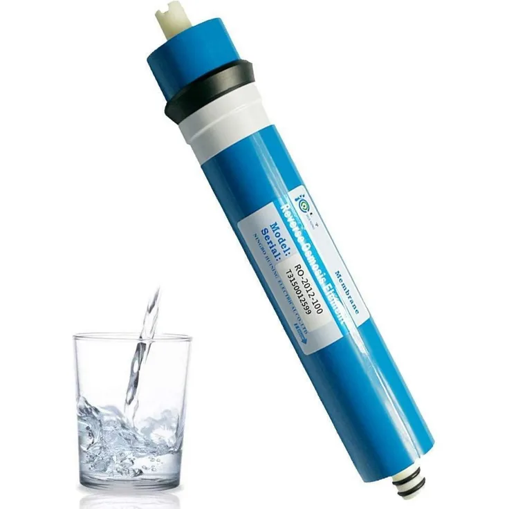 HUINING Umkehrosmosemembrangehäuse-Satz 100 GPD, 29,8 x 5,1 cm, 0,0001 µm Filtration, lebensmittelechtes Material