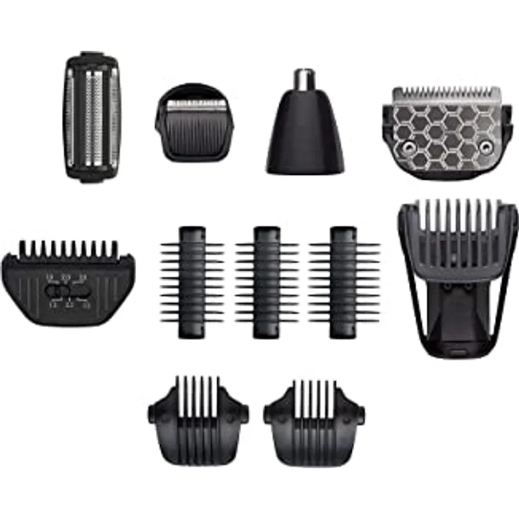 BaByliss MT860E 11in1 Multi Trimmer Kit Rasierer schwarz-bronze 60 Minuten Akkulaufzeit inkl. 10 Aufsätze und Aufbewahrungstasche – Bild 3