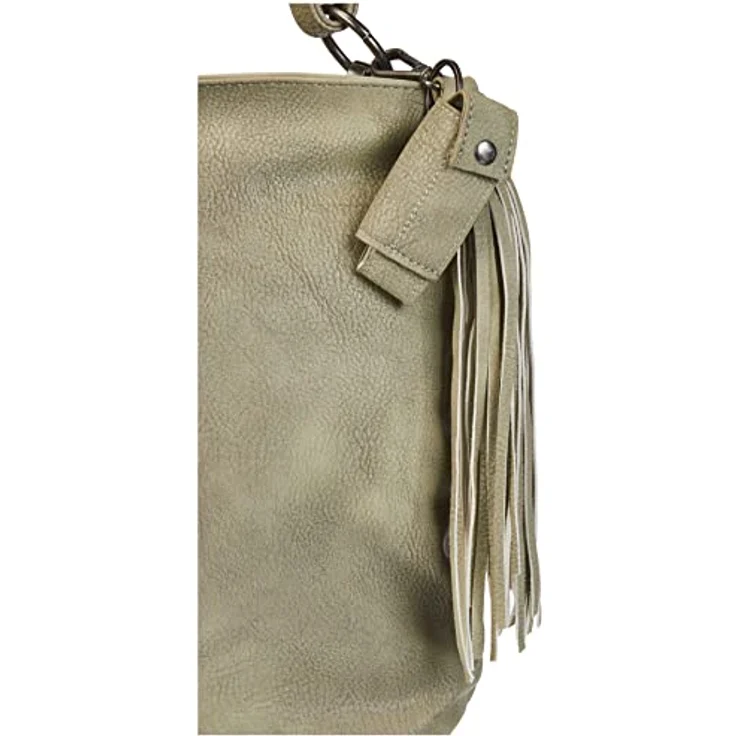 Fritzi aus Preußen Lipstick02, Handtasche mit mehreren Fächern, Grau – Bild 4