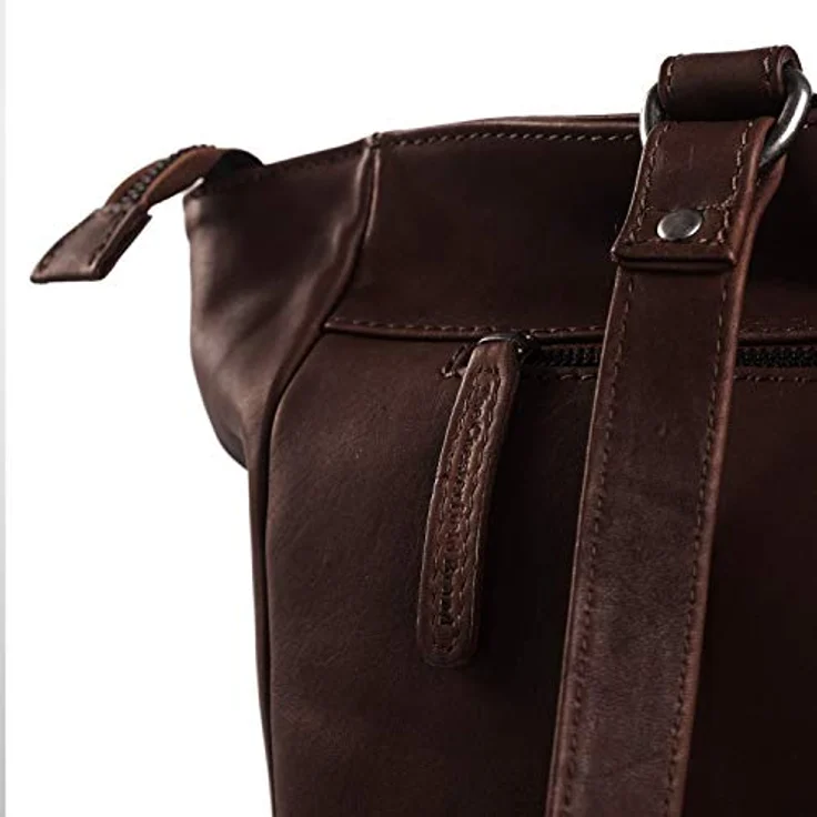 The Chesterfield Brand Berlin Shopper, Laptoptasche und Einkaufstasche aus braunem Leder, Modell C38.0160 – Bild 6
