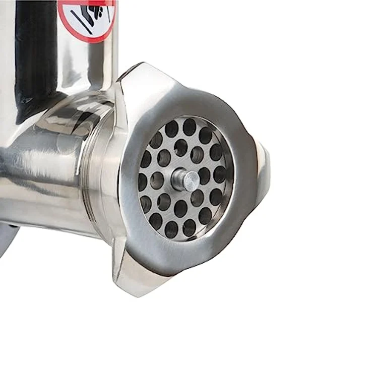Mahlzeit Edelstahl Fleischwolf elektrisch | Silber | 650W - 150kg/h – Bild 3