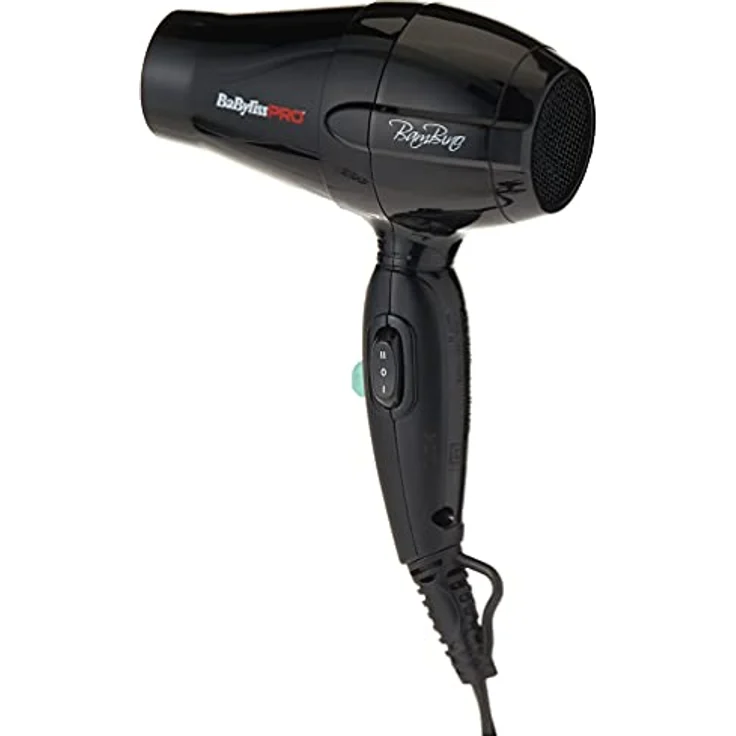 Babyliss Pro BAB5510E Bambino Haartrockner Reisefön, schwarz – Bild 2