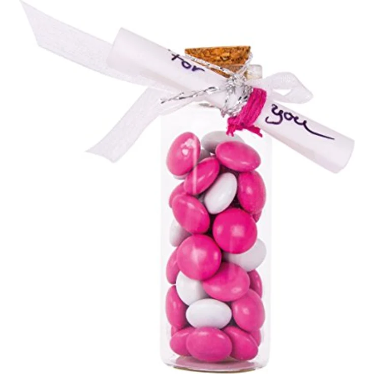 Rayher Glasfläschchen, mit Kork-Deckel, 20 ml, ∅ 2,3 cm, klar, 3er Set – Bild 3