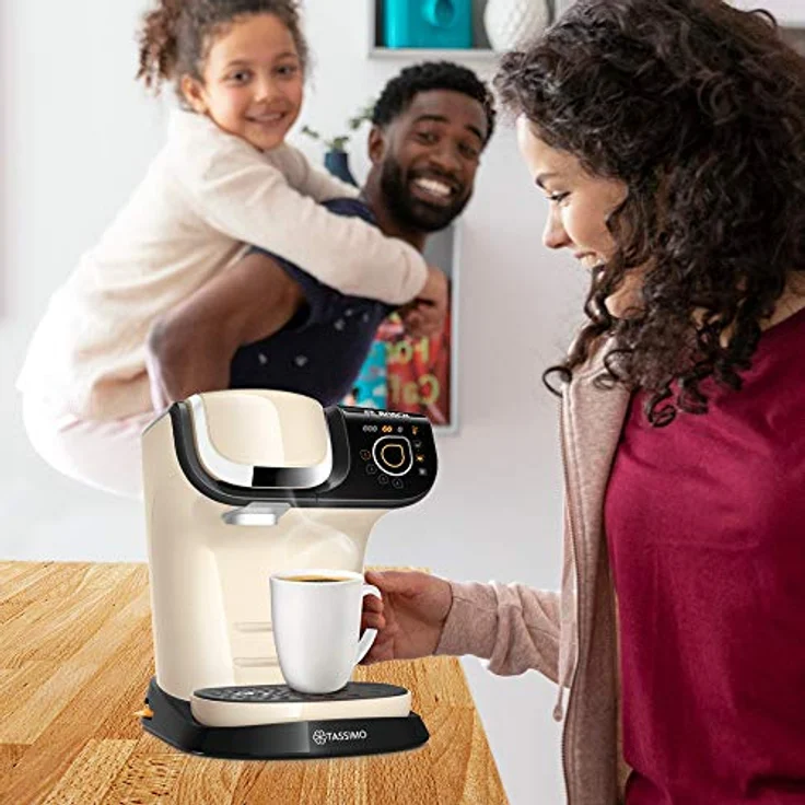 Bosch TAS6507 Tassimo My Way 2 Kapselmaschine, über 70 Getränke, Personalisierung, vollautomatisch, BRITA Wasserfilter, 1500 W, creme – Bild 5