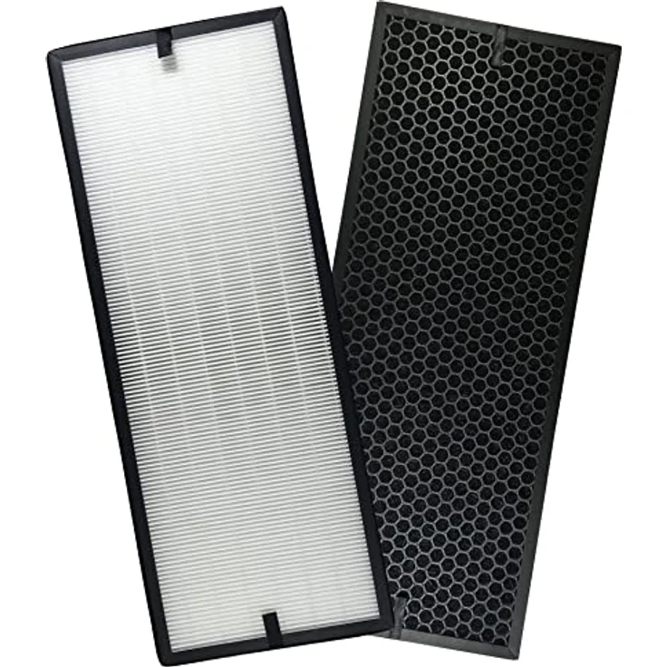 Comedes Filter-Set passend für Rowenta PU6010, PU6020, PU6015, PU6025, PU6040, PU6045, einsetzbar statt Filter Rowenta / Tefal XD6077F0 und XD6061F0, Luftreiniger Filter-Set mit HEPA-Element und Aktivkohlefilter - Preisvergleich – Bild 3