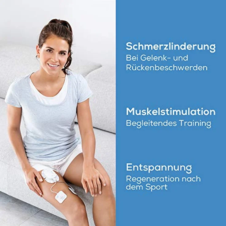 Beurer EM 70 Wireless Gel-Elektroden Massagegerät, 8 Stück – Bild 4