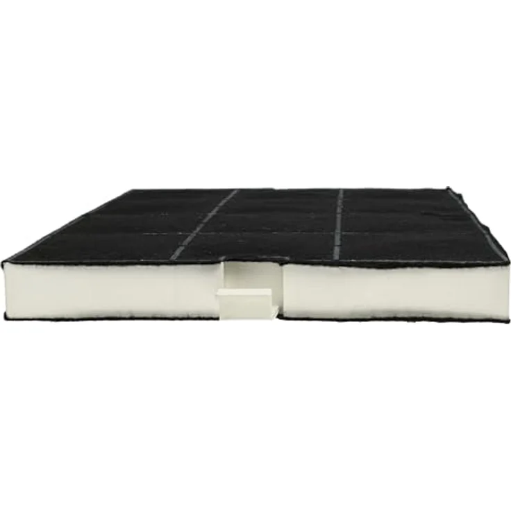 vhbw 4x Aktivkohlefilter kompatibel mit Gaggenau AI200, AH600990, AH600790, AH600190, AA001010 Dunstabzugshaube - 36,7 x 20,0 x 2,4 cm, schwarz & weiß – Bild 4