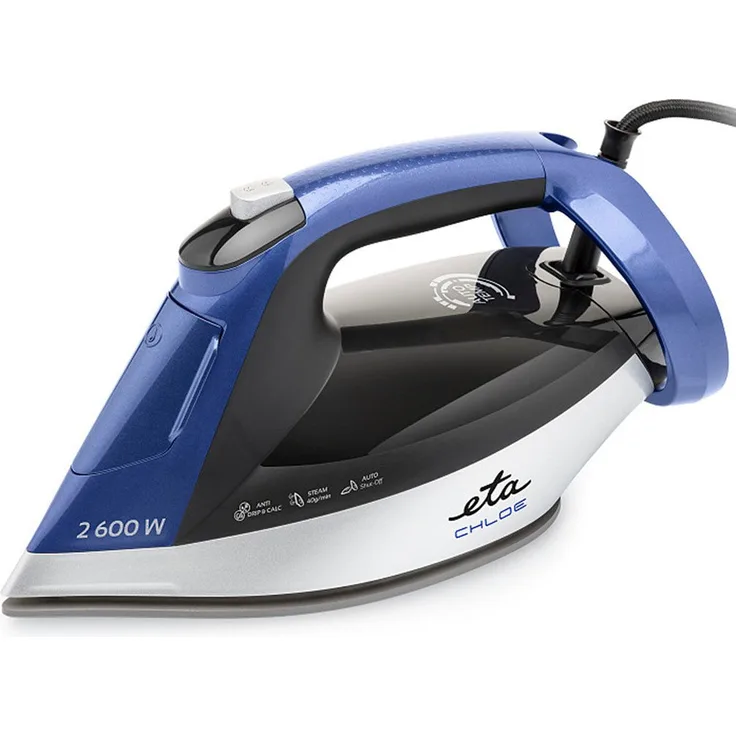 eta Dampfbügeleisen Chloe, 2600 W, Keramik-Bügelfläche, schnelles Aufheizen