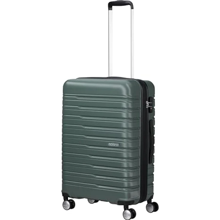 American Tourister, Koffer, Flashline 4 Rollen Trolley 67 cm, Grün, (69 l) - Robuster ABS Koffer mit TSA-Schloss und Wäschefach – Bild 9
